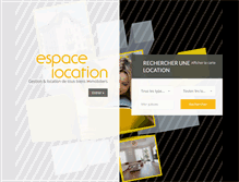Tablet Screenshot of espace-location.ch